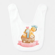 Bumble Bee & Cupcake Babies First Birthday Bib