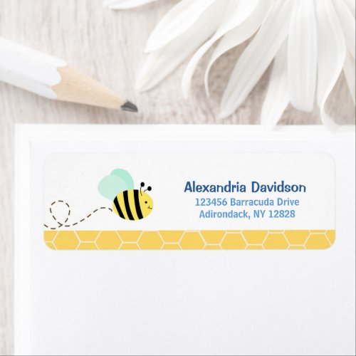 Bumble Bee Custom Address Labels