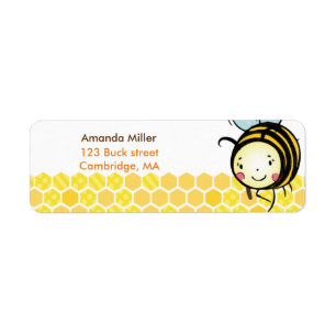 Bumble Bee Custom Address Labels