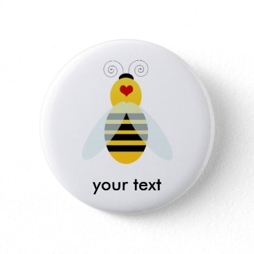bumble bee cuties pinback button
