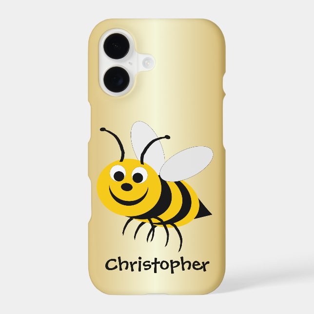 Bumble Bee Design Iphone Case (Back)