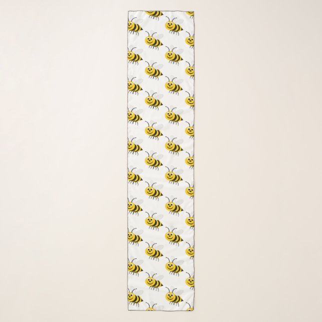 Bumble Bee Design Scarf (Front)