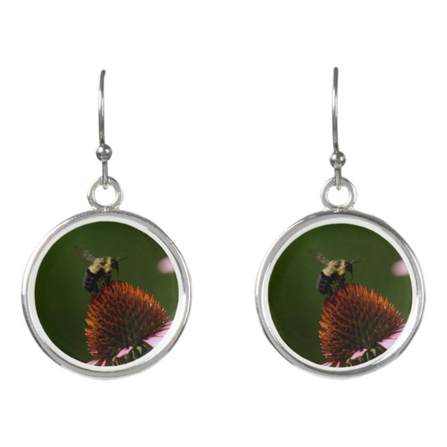 Bumble Bee  Earrings (Front)