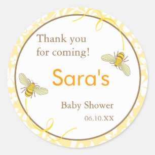 Bumble Bee Favor Sticker or Address Label
