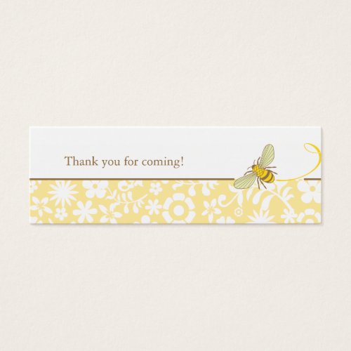 Bumble Bee Favor Tag Business Cards