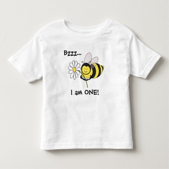 Bumble Bee First Birthday Shirt | Zazzle.com