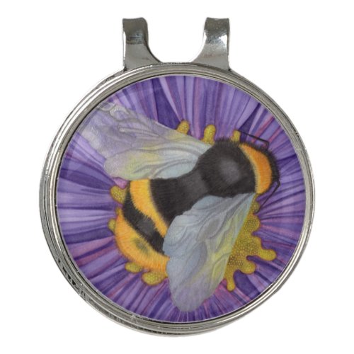Bumble Bee Gift For Her Original Watercolor Golf Hat Clip