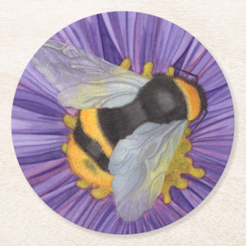 Bumble Bee Gift Set of Coasters Watercolor