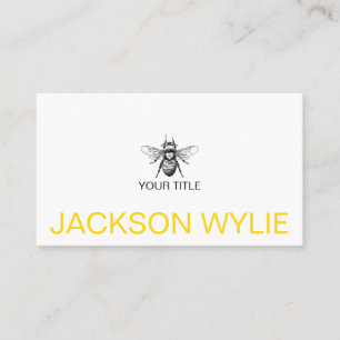 Bumble Bee Gold Professional Business Card