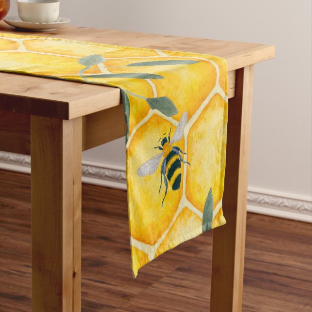 Bumble Bee Honey Aesthetic Baby Shower Runner (In Situ)