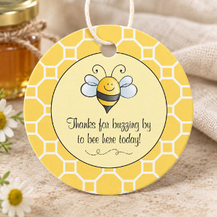 Bumble Bee Honeycomb Baby Shower Favor Tags