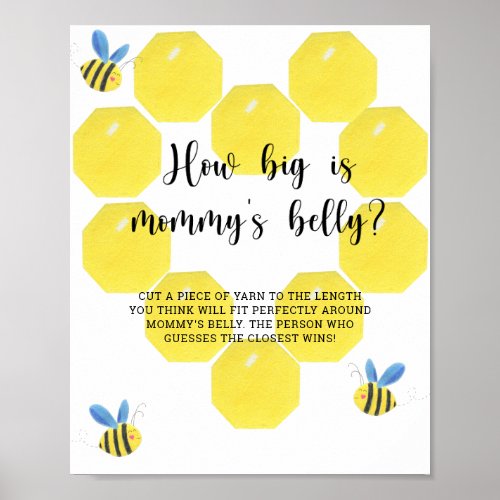 Bumble bee how big is mommys belly game poster