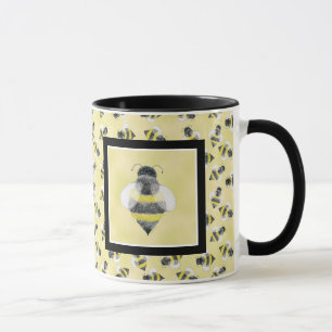 Bumble Bee Illustration Mug