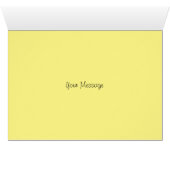 Bumble Bee in Pink Zinnia Thinking of You Card (Inside Horizontal (Bottom))