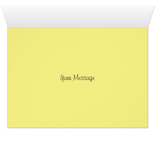 Bumble Bee In Pink Zinnia Thinking of You Card (Inside Horizontal (Bottom))