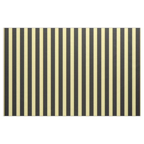 Bumble Bee Inspired Black  Yellow Stripes Fabric