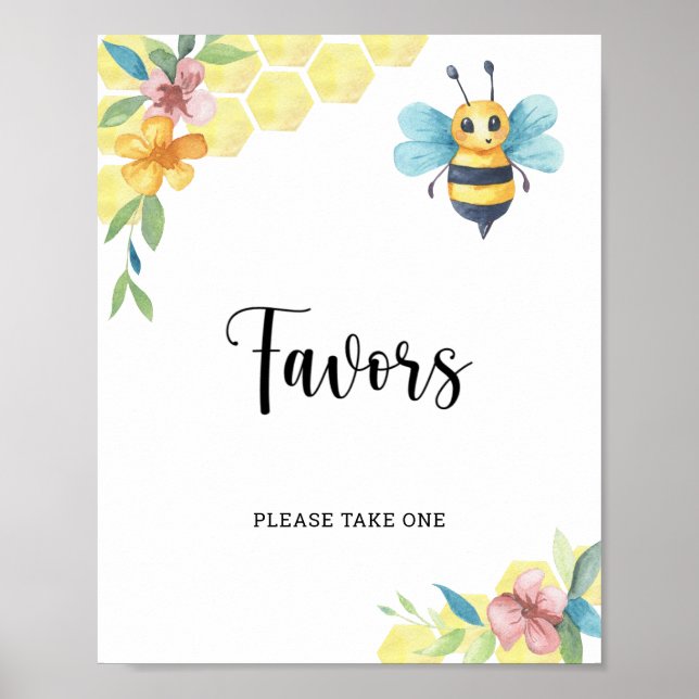 Bumble Bee is on the way \  Favors Poster (Front)