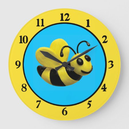 Bumble Bee Large Clock
