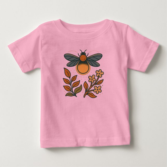 Bumble Bee Love Baby T-Shirt (Front)