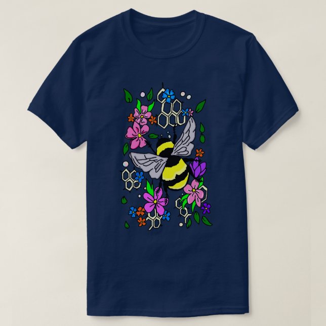 Bumble Bee Love T-Shirt (Design Front)