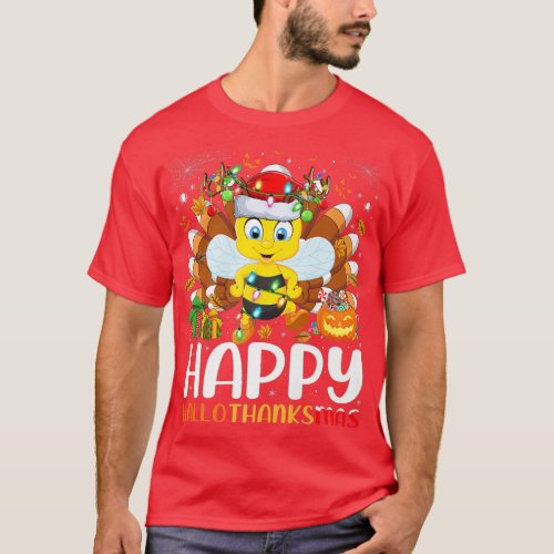 Bumble Bee Lover Halloween Christmas Happy Halloth T_Shirt