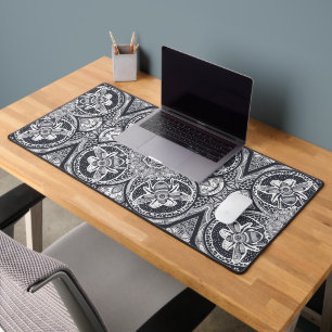Bumble Bee Mandala Desk Mat