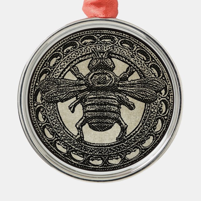 Bumble Bee Metal Ornament (Front)