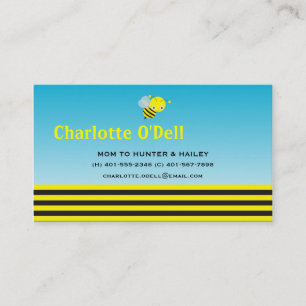 bumble bee mommy card