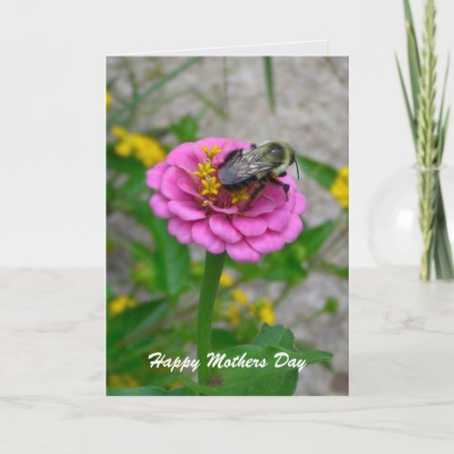 Bumble Bee Mothers Day Card