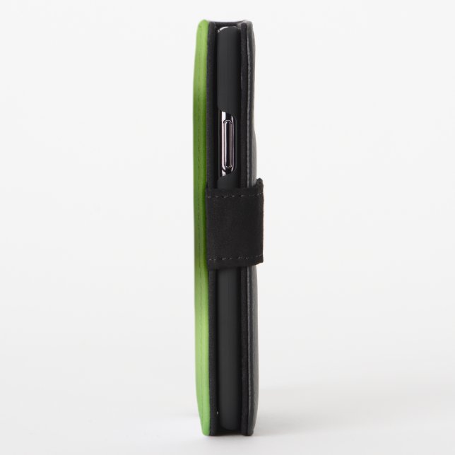 Bumble Bee On A Lavender  iPhone Wallet Case (Left)