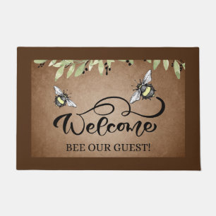 Bumble "Bee" Our Guest Doormat 