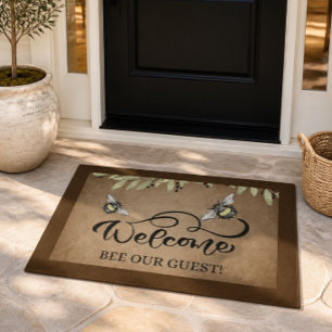 Bumble "Bee" Our Guest Doormat