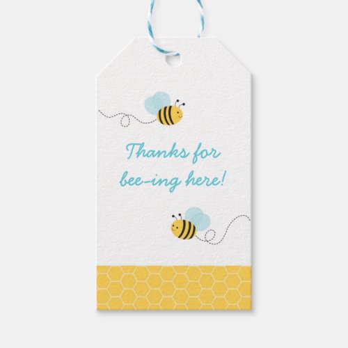 Bumble Bee Party Favor Gift Tags