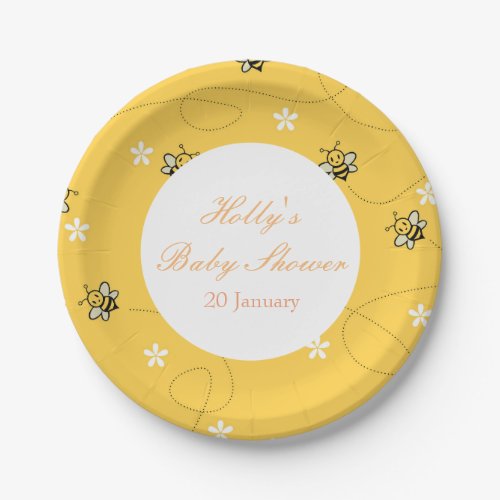 Bumble Bee Party Paper Plates