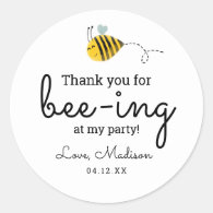 Bumble Bee Party Thank You Favor Tags