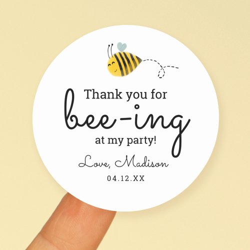 Bumble Bee Party Thank You Favor Tags
