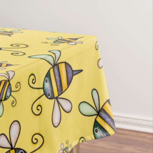 Bumble Bee Pattern Tablecloth