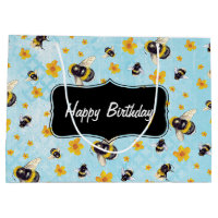 Bee Gift Honey Bee Makeup Bag Bumble Bee Gift Bee Lover Busy Little Bumble  Bee