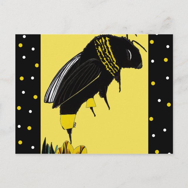Bumble Bee Postcard (Front)