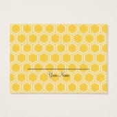 Bumble Bee Predictions Baby Shower Card Large (Back)
