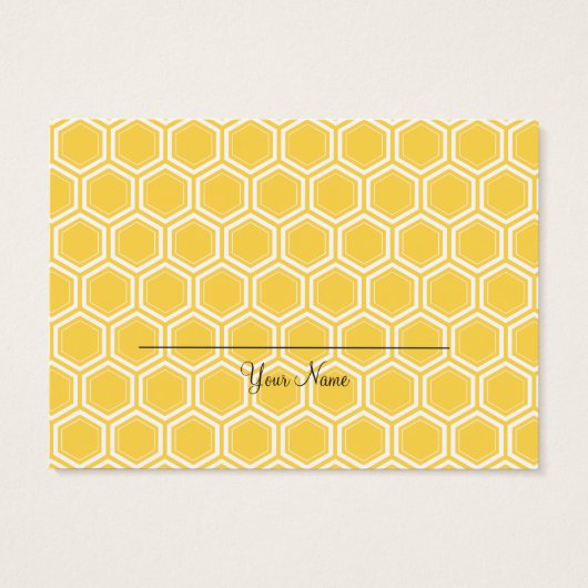 Bumble Bee Predictions Baby Shower Card Large (Back)