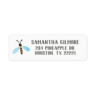 Bumble Bee Return Address Labels