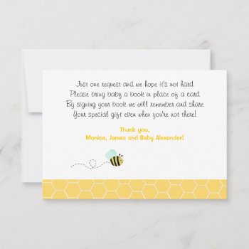 Bumble Bee Rsvp Enclosure Cards by allpetscherished at Zazzle