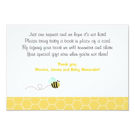 Bumble Bee RSVP Enclosure Cards