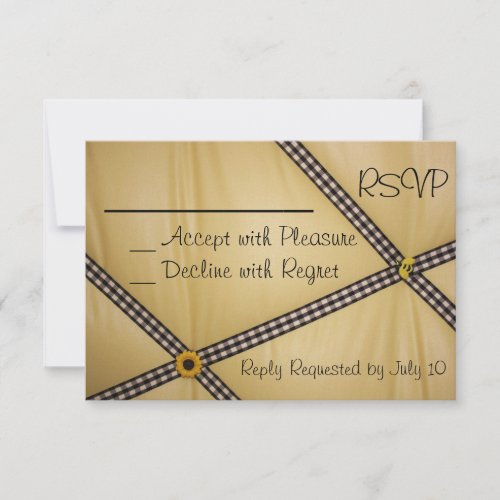 Bumble Bee RSVP Invitation