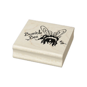 Bumble Bee Rubber Stamp