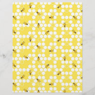 Bumble Bee Scrapbook Paper