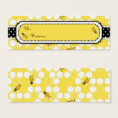 Bumble Bee Skinny Gift Tag (Front & Back)