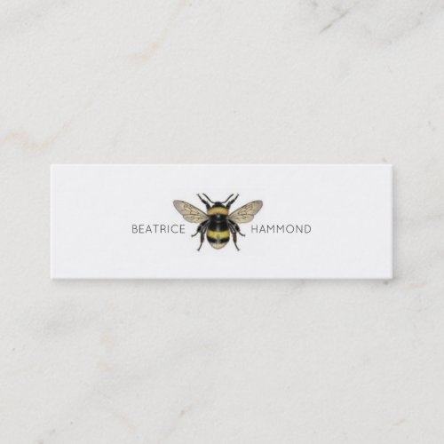 Bumble Bee Skinny Mini Business Card