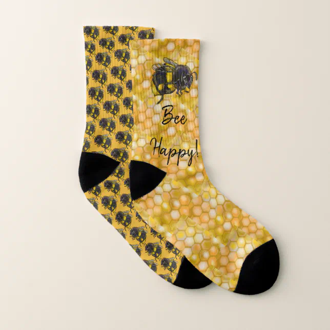 Bumble Bee Socks Zazzle
